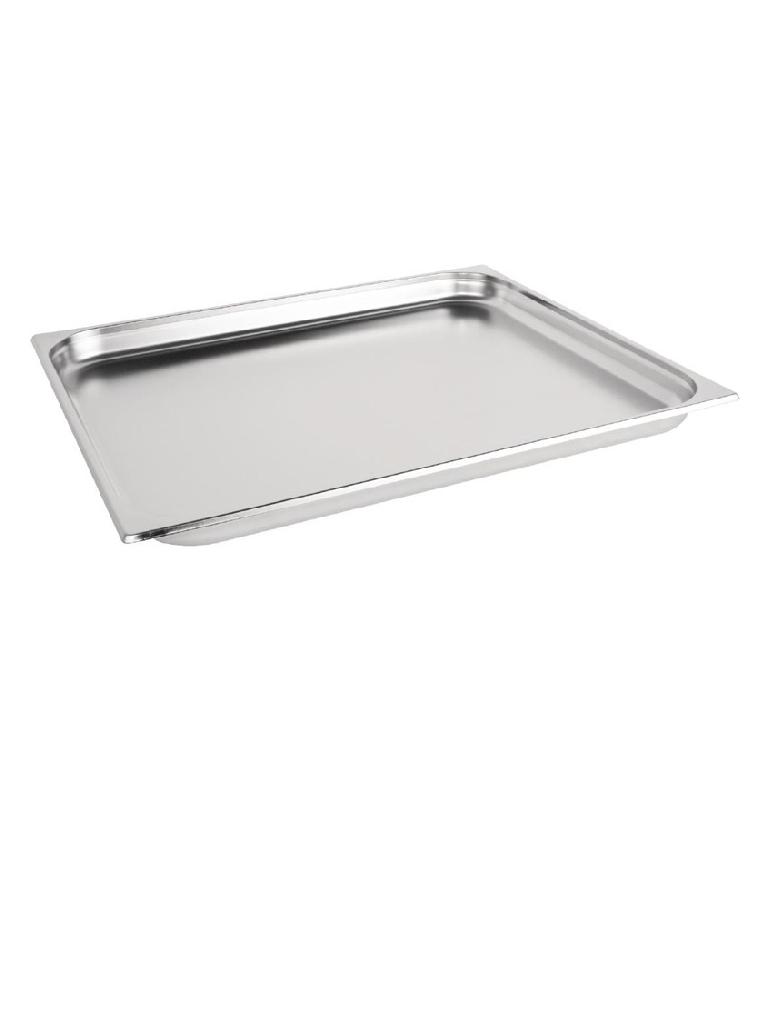 Gastronormbak - 2/1 GN - 12 Liter - H 40 x 65 x 4 CM - RVS - Vogue - K801