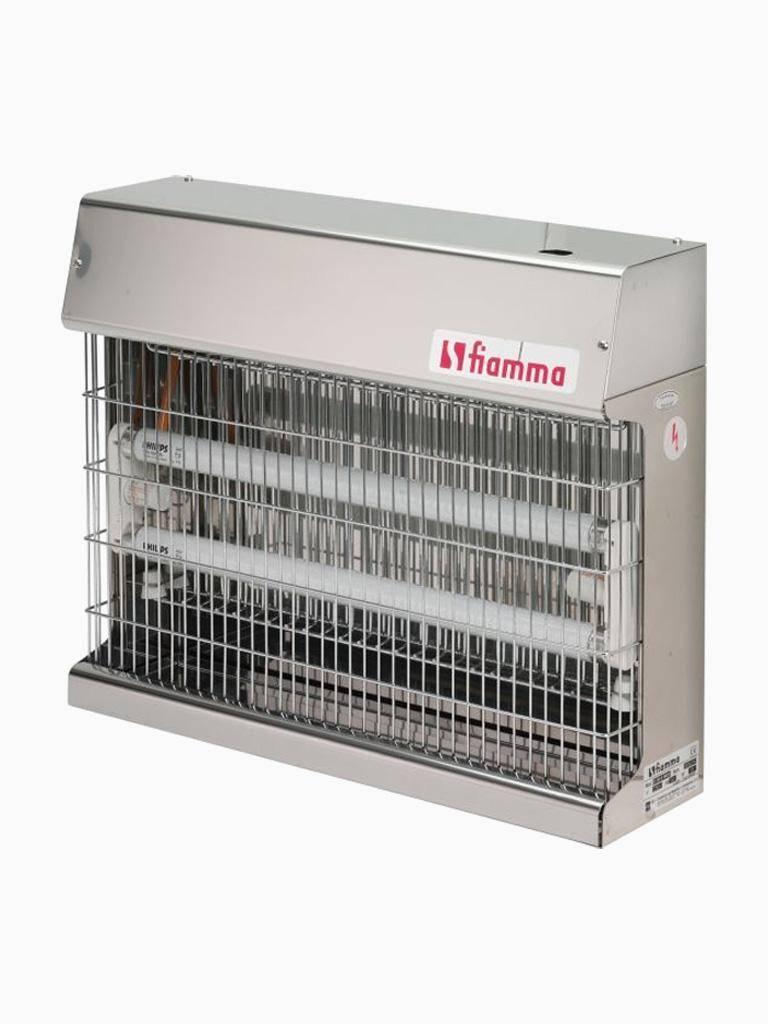Destructeur d'insectes - 2 x 15W - Mural - Inox - Diamant - EI305-MX
