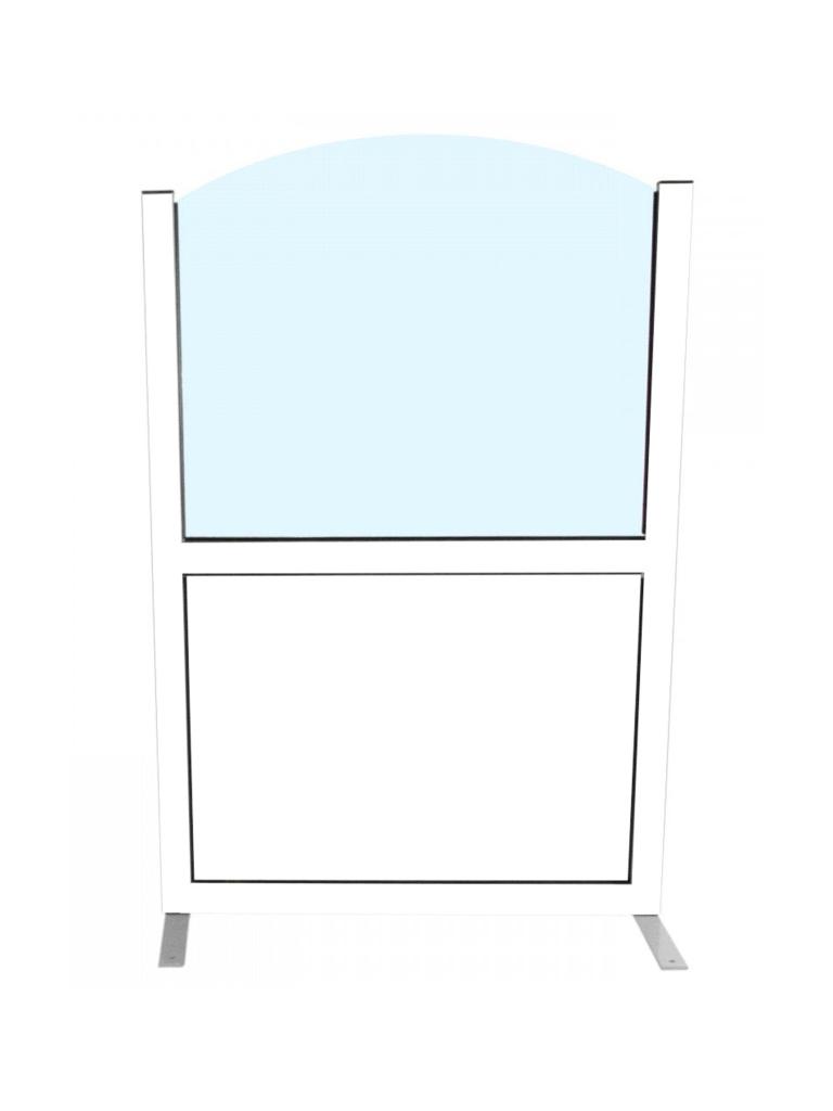 Brise-vent de terrasse - 100 x 150 CM - Blanc - G-Line