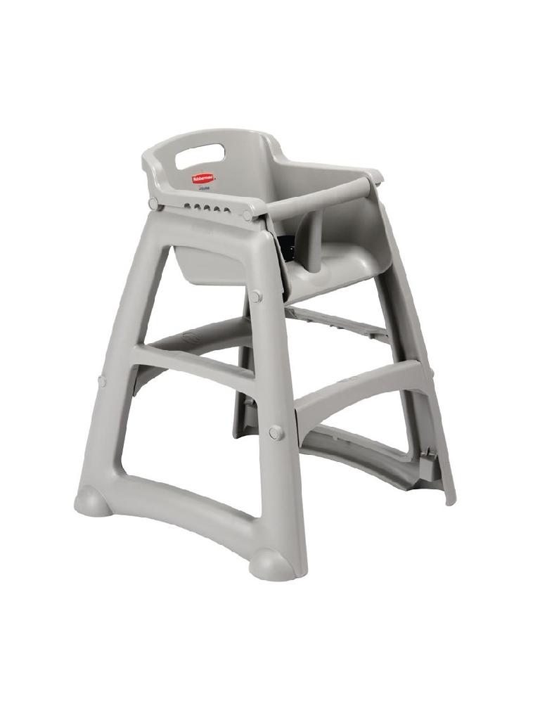 Chaise haute - Platine - H 75,6 x 59,7 x 59,7 CM - Plastique - Rubbermaid - M959