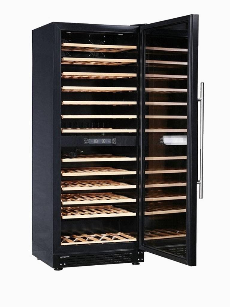 (NON DISPONIBLE)(DÉBUT SEPTEMBRE)Exquisit 270 litres - 1 porte - 103 Bouteilles - 2 zones - GCWK320 | Cave à vin climatisée