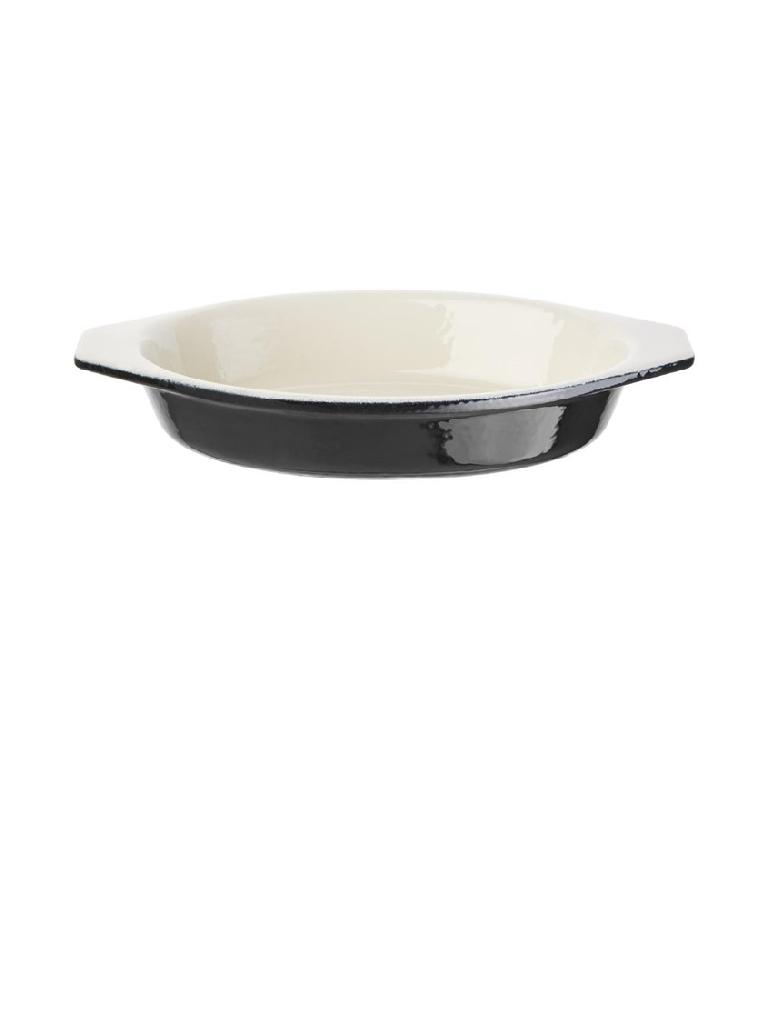 Plat à gratin - 0,65 Litre - Noir - H 4 x 14 x 19,5 CM - Fonte - Vogue - U563