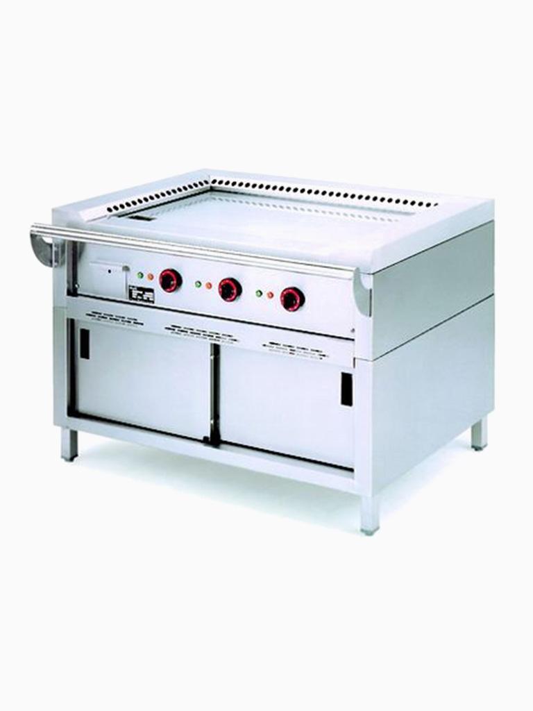 Grill Teppanyaki - Electrique - Modèle debout - 3 zones - 14,3kW - AHC0005