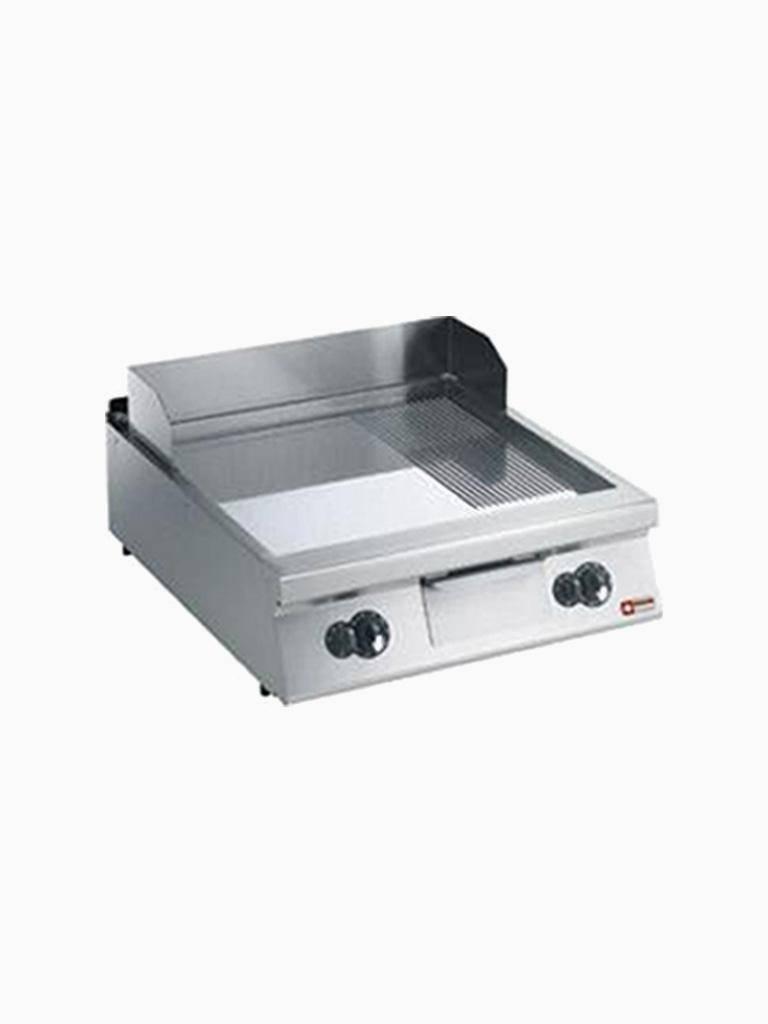Plaque de cuisson - Ligne 2200 - Gaz - Lisse/Striée - 80 CM - Diamant - G22/PM8T-N