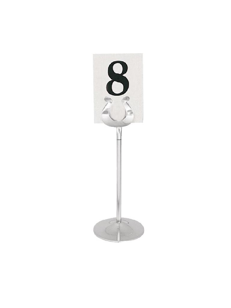 Porte-numéro de table - H 20,5 CM - Inox - Olympia - P343