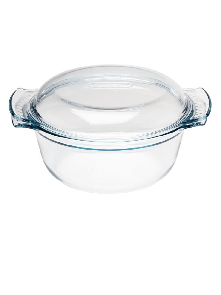 Cocotte - 3,75 Litre - H 31,5 x 27 x 11 CM - Verre - Pyrex - P590