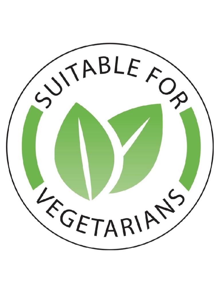 Etiquettes alimentaires - Végétarien - 1000 pièces - Vogue - U913