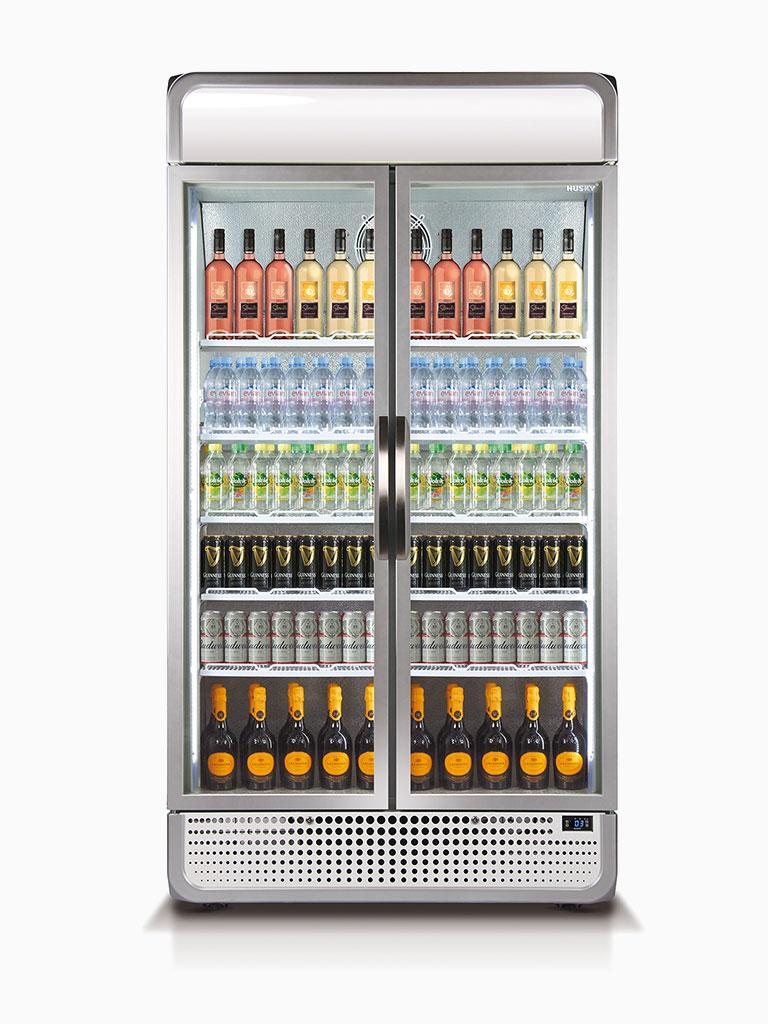Réfrigérateur porte vitrée - 728 litres - 2 portes vitrées - Husky - C8PRO-CANOPY