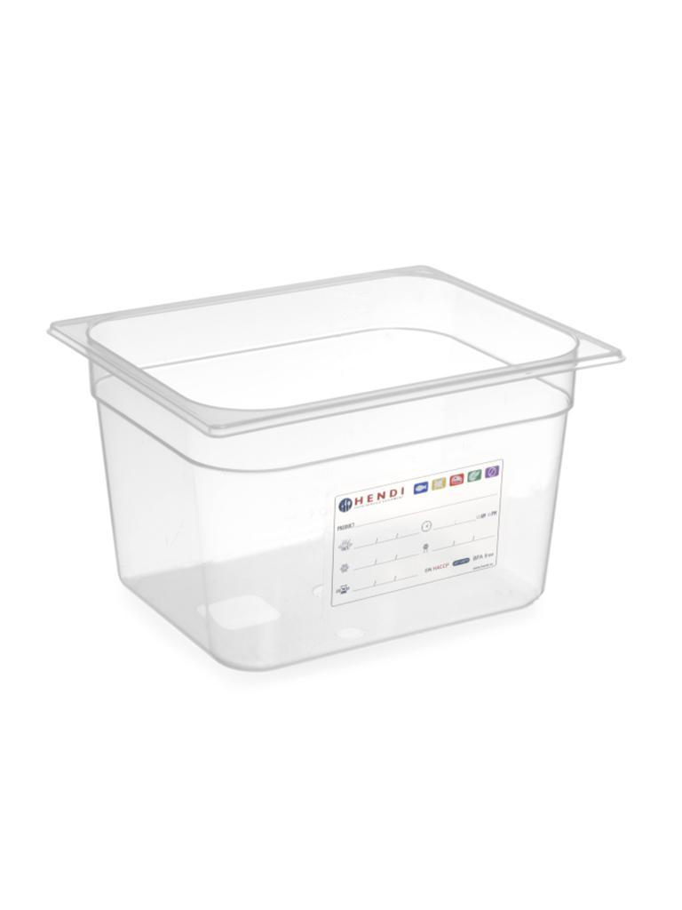 Boîte de conservation - 1/2 GN - HACCP - Hendi