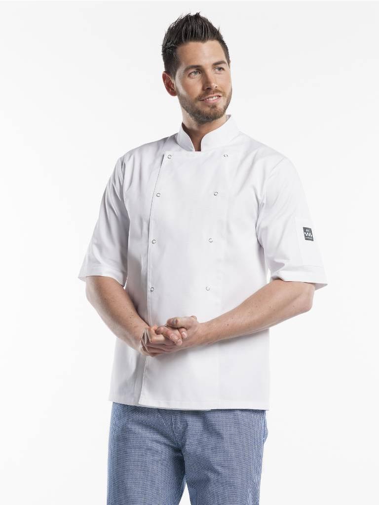 Chaud Devant - Hilton Poco White Short Sleeve - Veste de cuisine