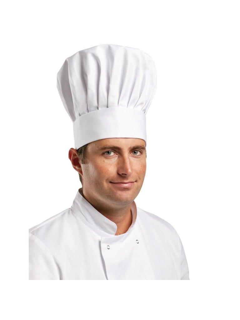 koksmuts - Wit - Whites Chefs Clothing