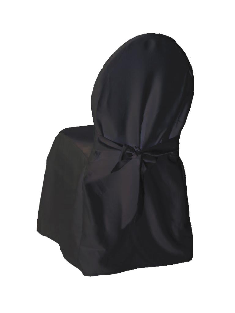Housse de chaise - Excellent (avec noeud) - Noir - Dena - 987011