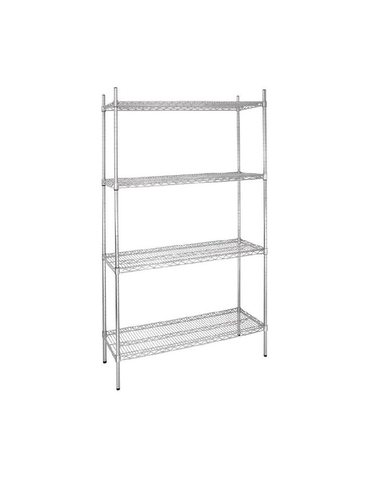 Étagère - 4 étagères - H 184 x 91,5 x 46 CM - Zinc - Vogue - L927