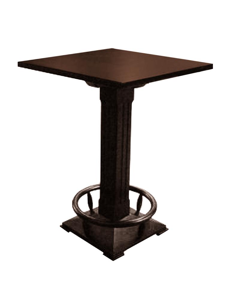 Table de poker - Safari - Noix - 80x80cm - Gastro
