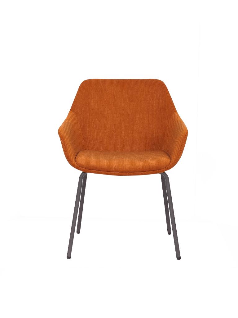 Chaise de restauration - Tanger - Tissu côtelé - Terracotta - G-Line