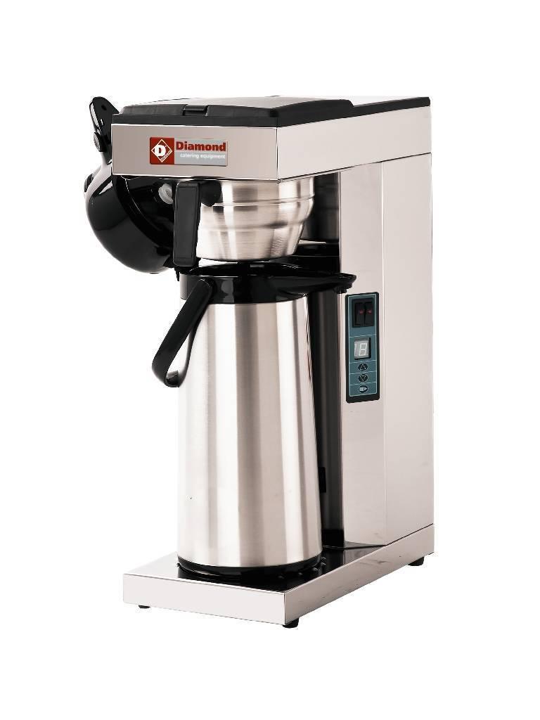 Percolateur à café - 1 groupe - 2,5 Litre - Raccordement eau - Diamant - PTH-A1