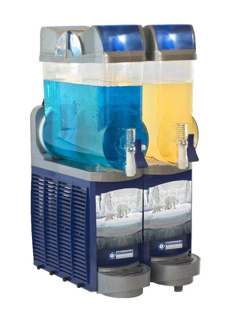 Distributeur de boissons froides - 2 x 14 Litres - Led - Diamant - DD14/2B