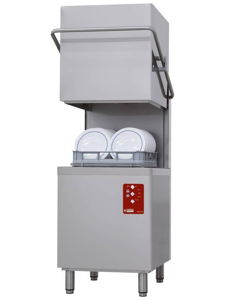 Modèle hotte lave-vaisselle - Panier 50 x 50 CM - 400V - Break tank - Diamond - D26/6B
