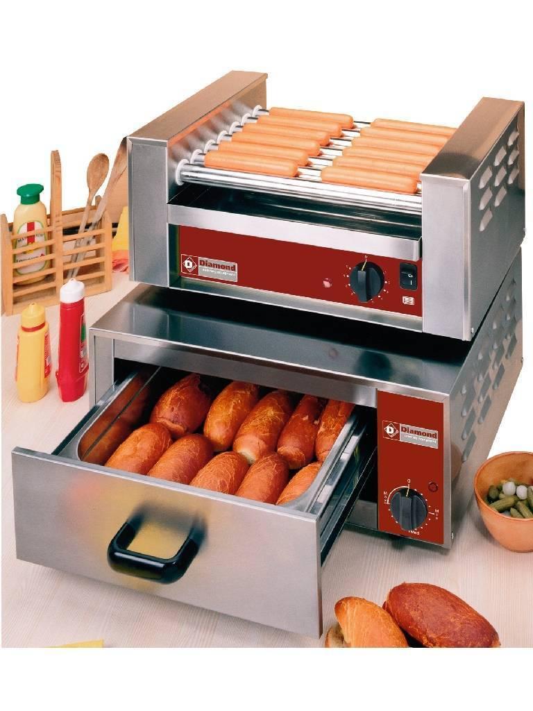 Chauffe-sandwich - H22 x 54.5 x 46 CM - Diamant - BH23/R