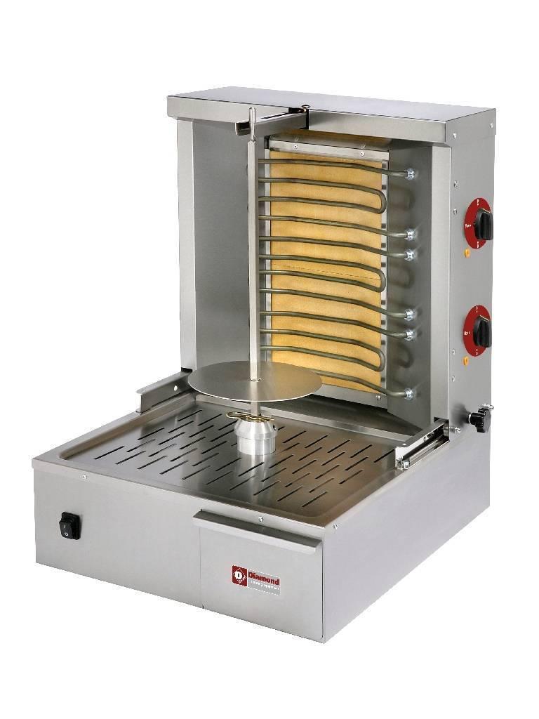 Gril gyros - Electrique - 20 KG - 3.6kW - Diamant - KEB-E40