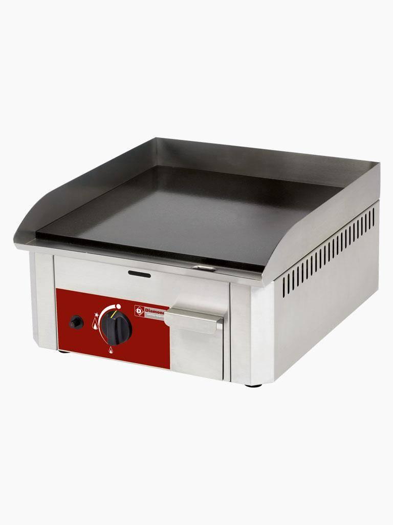 Plancha - Gaz - Lisse - Emaillée - 40 CM - Diamant - FTG-40/SS
