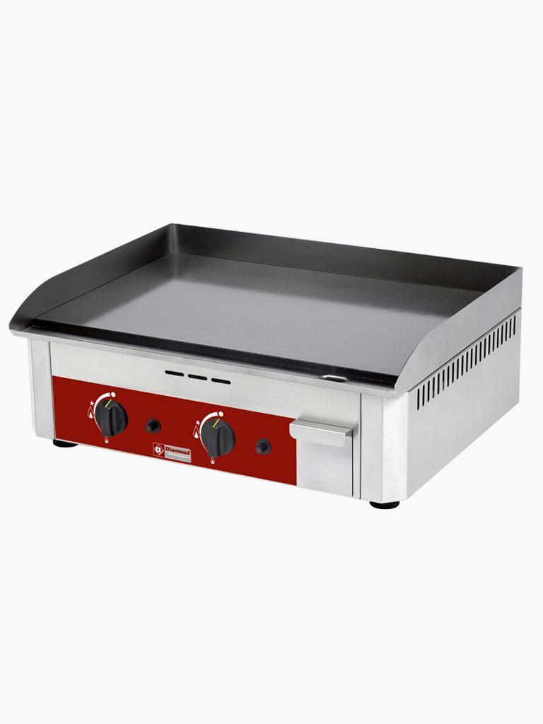 Plancha - Gaz - Lisse - Emaillée - 60 CM - Diamant - FTG-60/SS