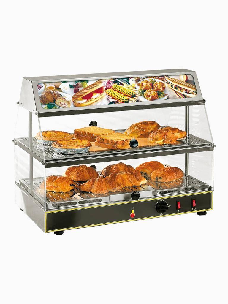 Vitrine chauffante - Ledger - Double couche - Diamant - VLD2/R