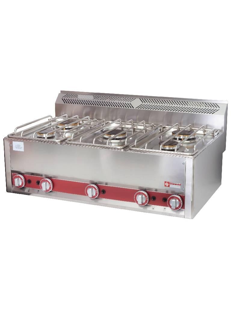 Cuisinière au gaz - 5 brûleurs - Diamant - GS6/5FT-N