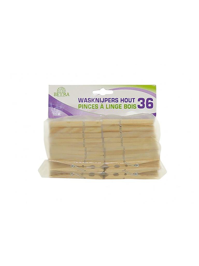 Pinces à Linge - Bois - 36 pièces - Betra - 513255