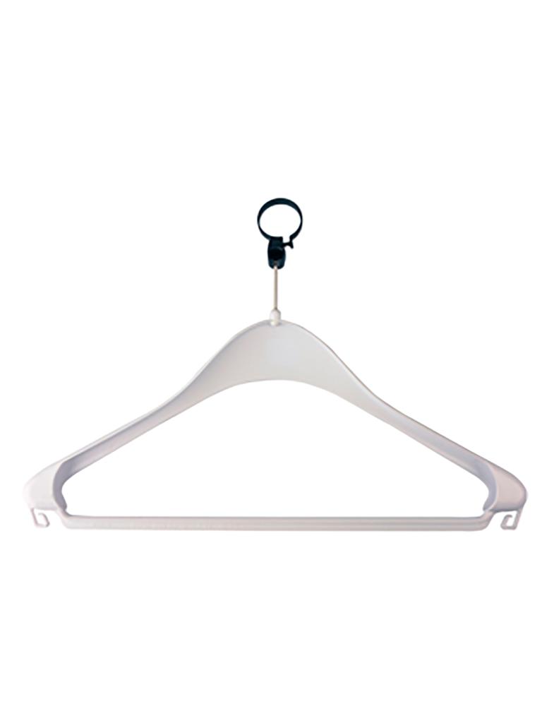 Cintre - 23,5 CM - 10 pièces - Antivol - Blanc - 132500