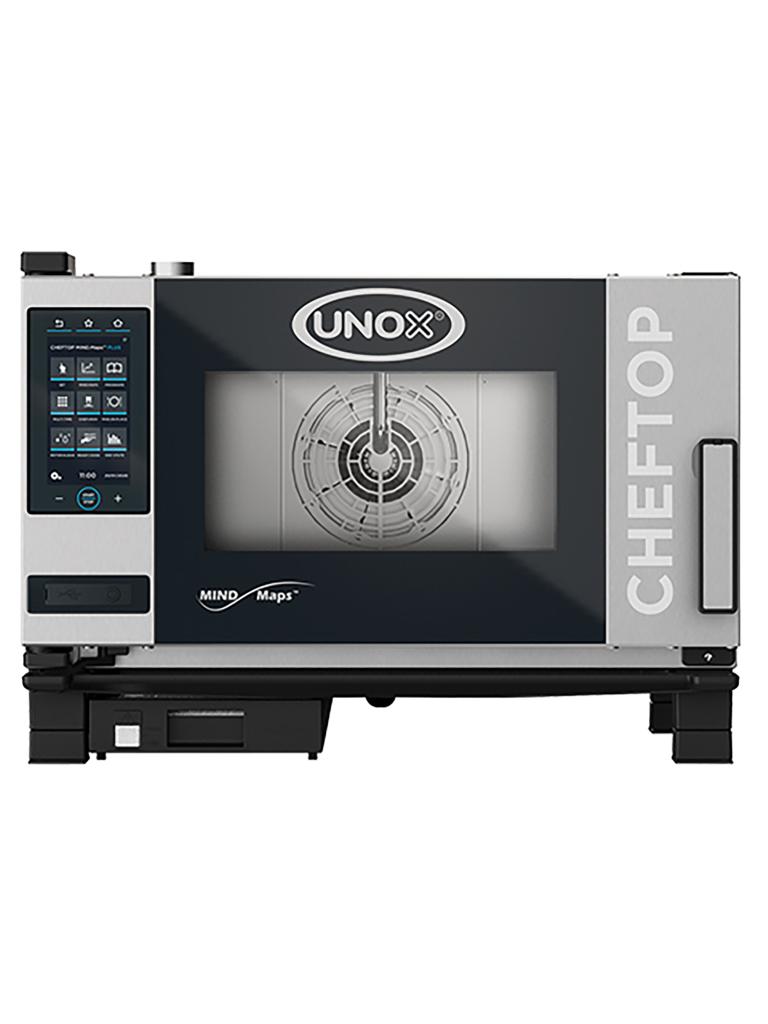 Cheftop Mindplus - H 53.8 x 75 x 78.3 CM - 55.6 KG - 380 - 415 - Sans - Prise V - 5000 W - Inox - +30°C / +260°C - Unox - 596214