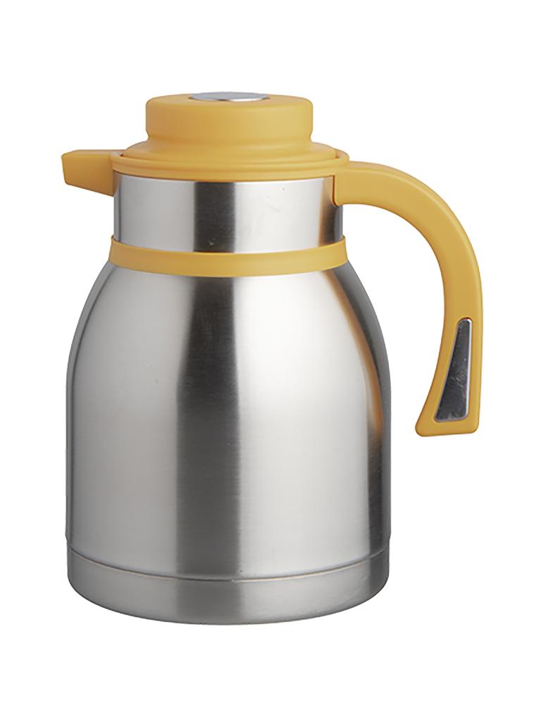 Pichet isotherme - H 22 CM - 0,792 KG - Inox 18/10 - Jaune - 1,5 Litre - 595057