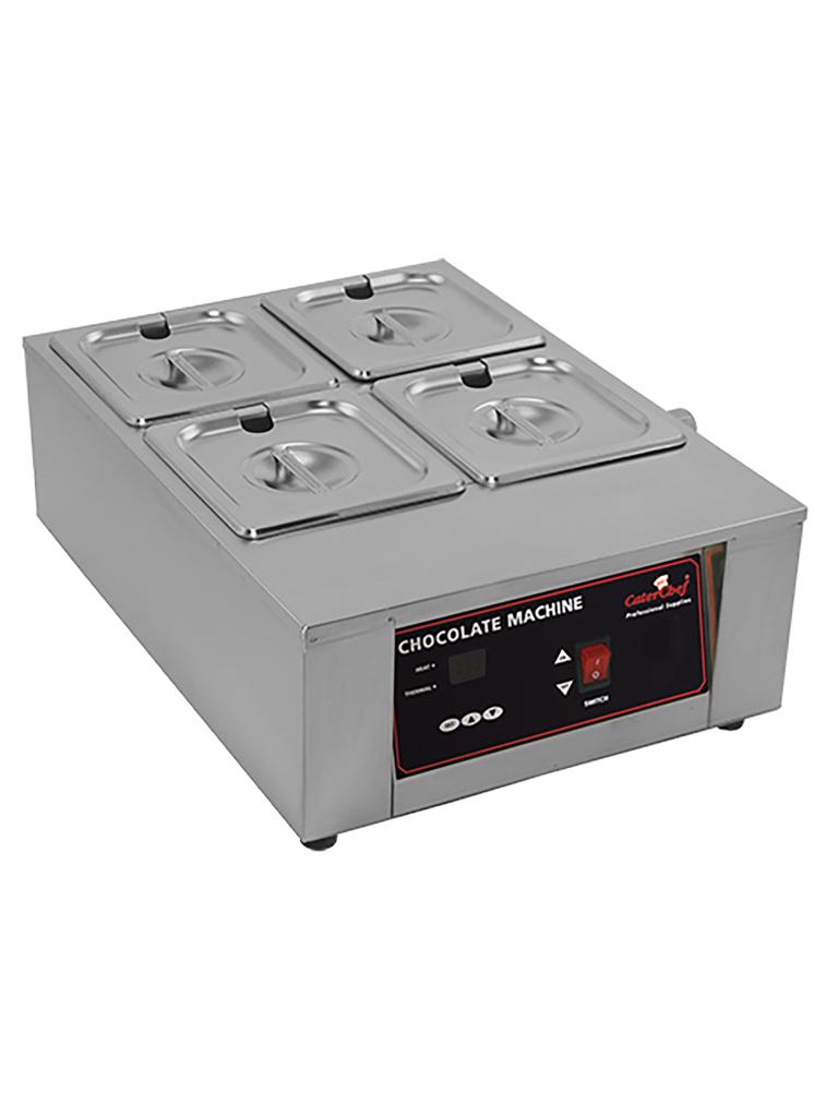 Réchaud Chocolat - H 17,8 x 35,9 x 48,9 CM - 8 KG - 220 - 240 V - 1000 W - Inox - +20°C à 90°C - Caterchef