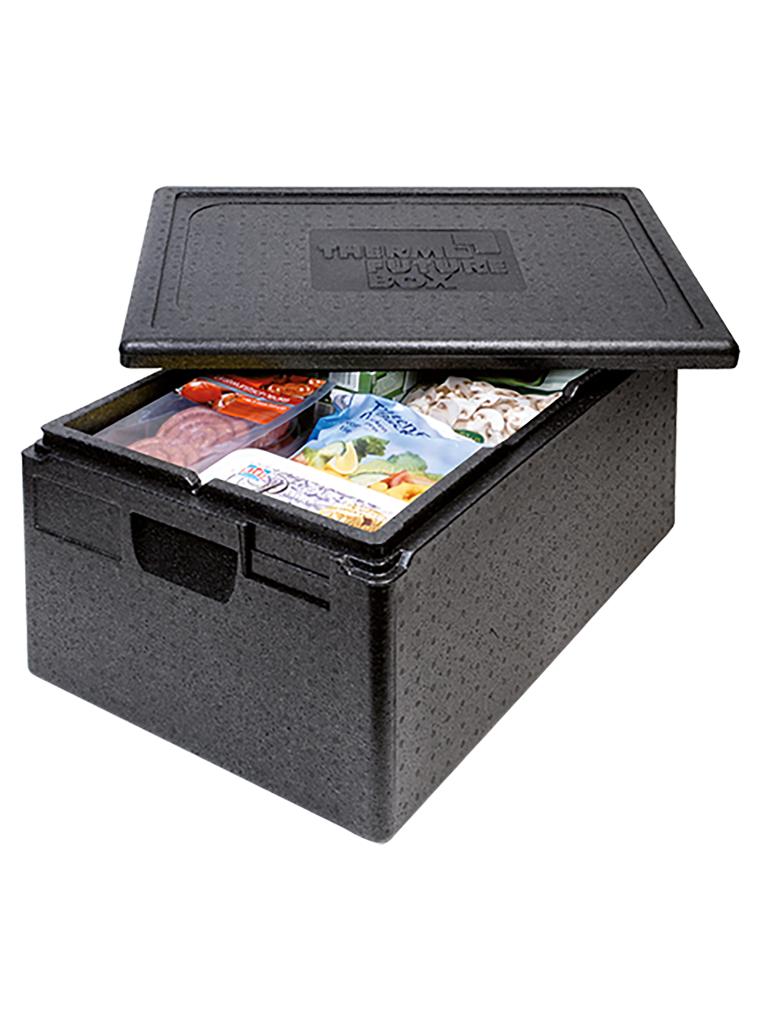 Thermobox - 1/1 GN - 46 Litre - H 32 x 60 x 40 CM - Polypropylène - Noir - Thermo Future Box - 235004