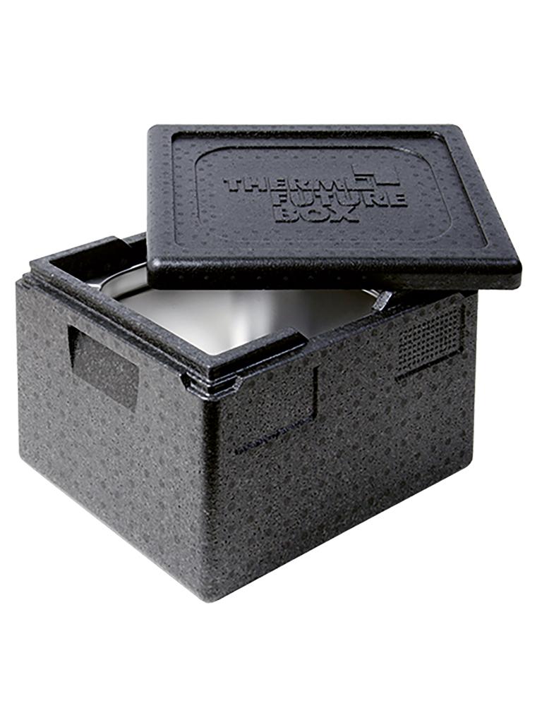 Thermobox - 1/2 GN - 23 Litre - H 32 x 39 x 33 CM - Polypropylène - Noir - Thermo Future Box - 235104