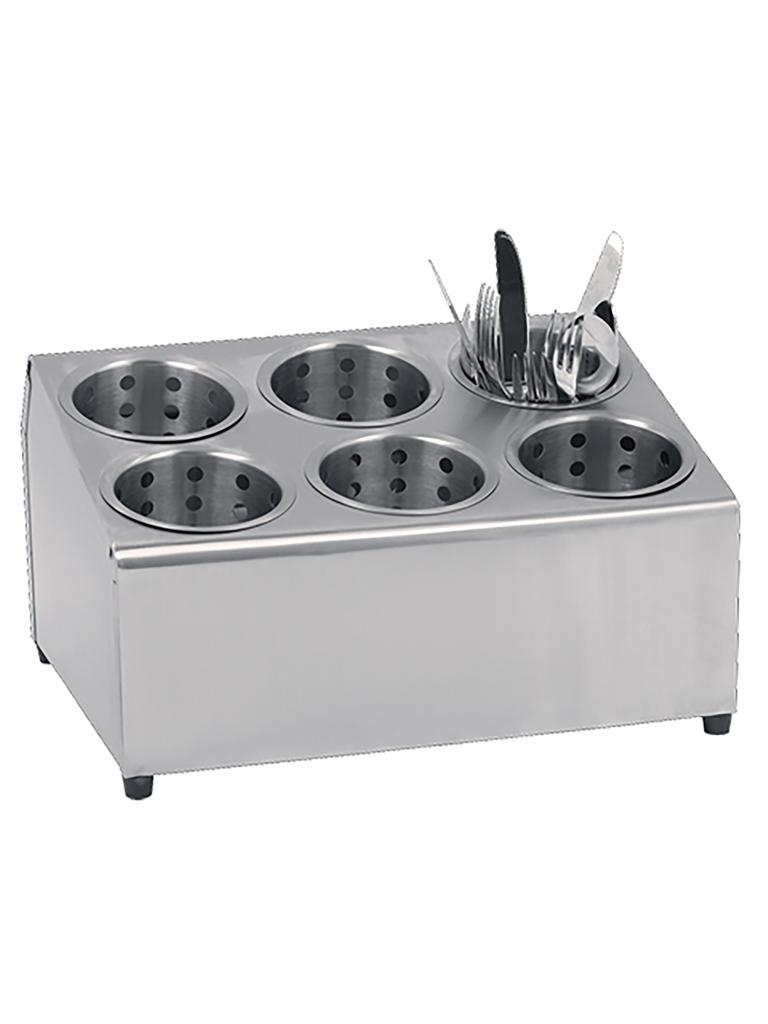 Unité de distribution de couverts - H 21 x 37,5 x 30 CM - 2 KG - Inox - 705091