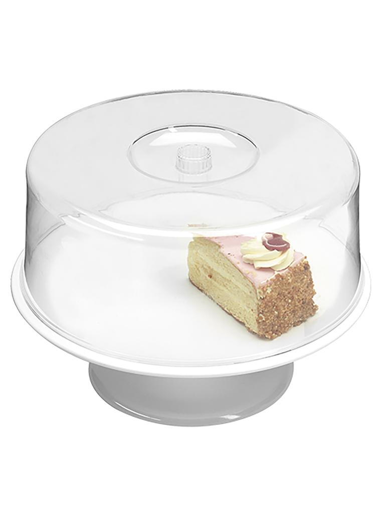 Présentoir à gâteaux - H 10 CM - 0,8 KG - Ø32 CM - Mélamine - 050025
