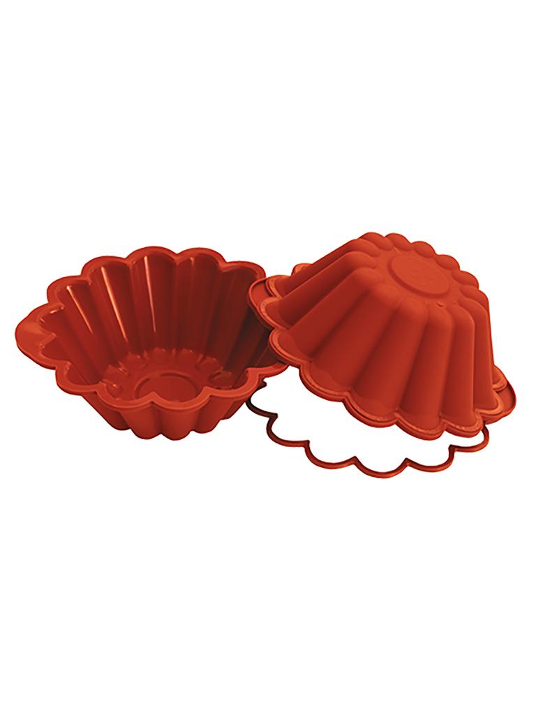 Moule à pâtisserie Brioche - 0,28 KG - Silicone - Rouge - 1,7 Litre - -60°C / +230°C - Silikomart - 070096