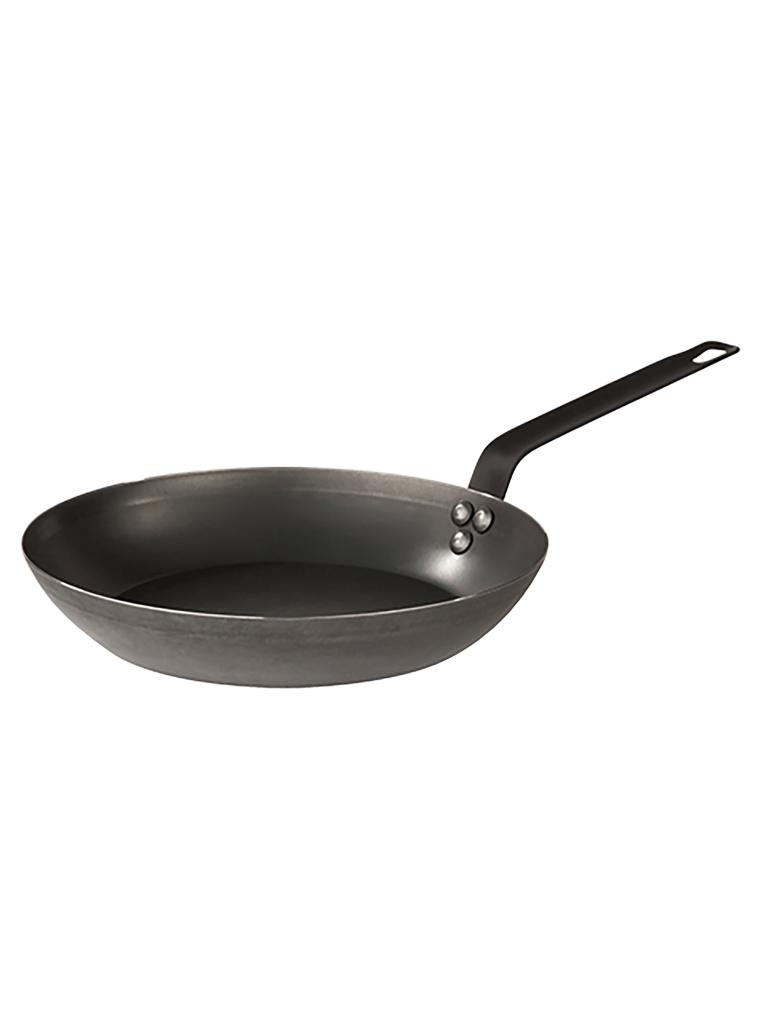 Poêle Lyonnaiser - H 5,5 CM - 1,19 KG - Ø28 CM - Tôle d'acier - Pujadas - 720812