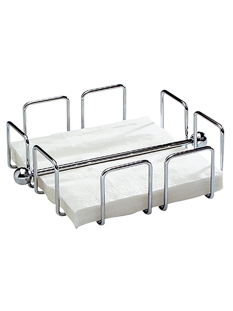 Serviette Standard - H 6,5 x 19 x 19 CM - 0,37 KG - Chromé - 130190