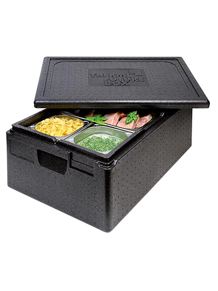 Thermobox - 1/1 GN - 39 Litre - H 28 x 60 x 40 CM - Polypropylène - Noir - Thermo Future Box - 235003