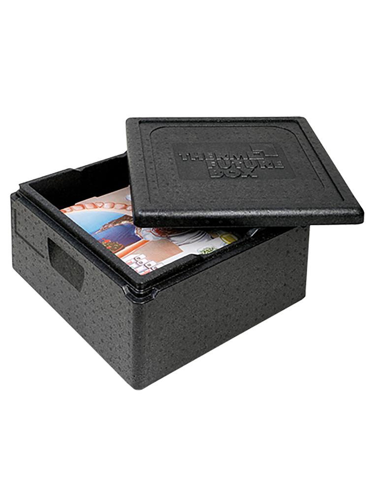 Thermobox Pizza - H 33 x 41 x 41 CM - 1,15 KG - Polypropylène - Noir - 32 Litres - Thermo Future Box - 235041