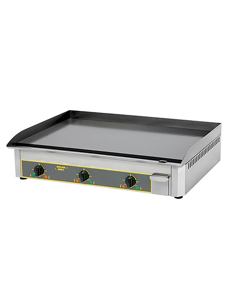 Plaque de cuisson - H 23 x 90 x 47,5 CM - 39 KG - 380 - 415 - Sans - Prise V - 9000 W - Inox - Lisse - +0°C / +300°C - Roller Grill - 304047