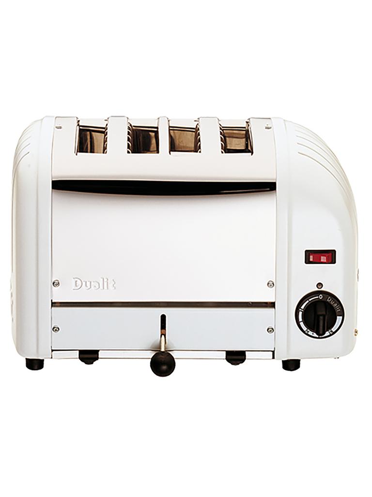 Grille-pain - H 22 x 36 x 21 CM - 4,2 KG - 220 - 240 V - 2200 W - Inox - Blanc - Dualit - 310001