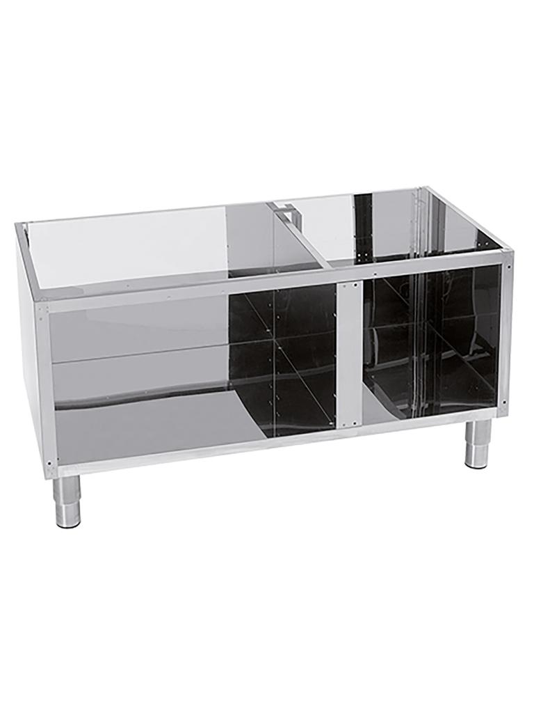 Meuble bas - H 57 x 110 x 54 CM - 16,5 KG - Inox - 316066