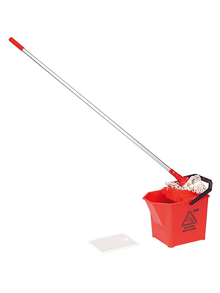 Serpillière Espagnole - 3 KG - 140 CM - Plastique - Rouge - 10 Litres - 546010