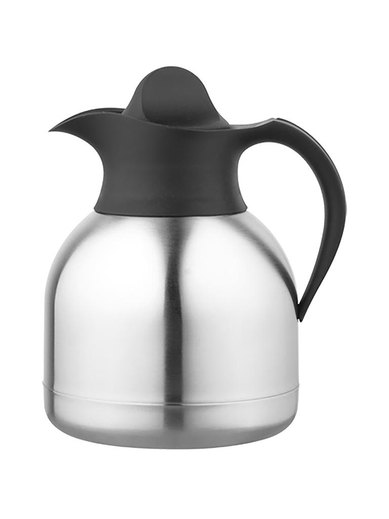Pichet isotherme - H 20 CM - 0,5 KG - Inox 18/10 - Noir - 1 Litre - 595001
