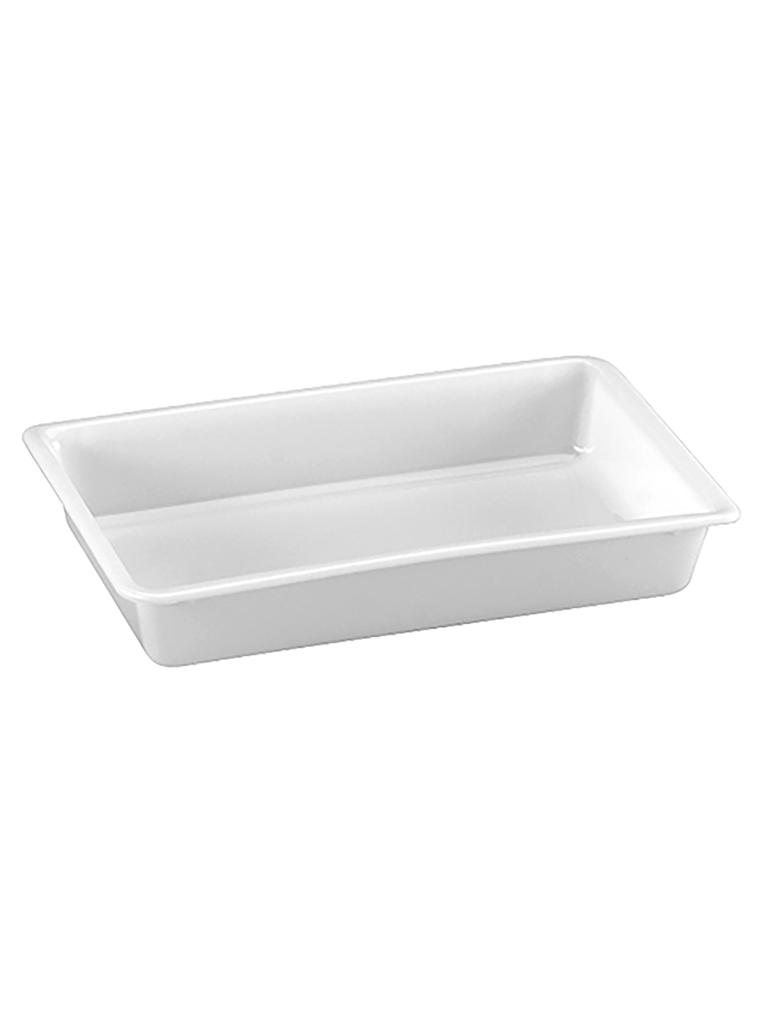 Poubelle à résidus - H 7.5 x 43 x 28.5 CM - 0.41 KG - Polypropylène - Blanc - 6 Litres - -40°C / +75°C - Denox - 600012