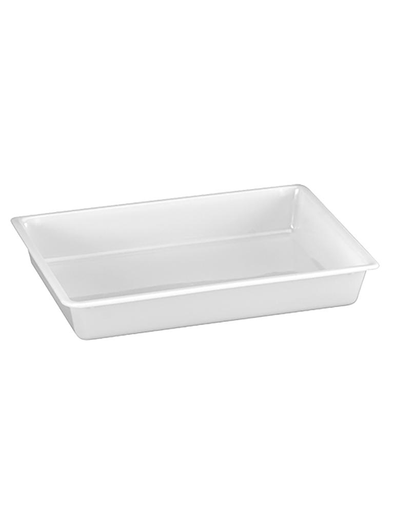 Poubelle à résidus - H 8,5 x 53,5 x 38,5 CM - 0,8 KG - Polypropylène - Blanc - 12 Litres - -40°C / +75°C - Denox - 600014