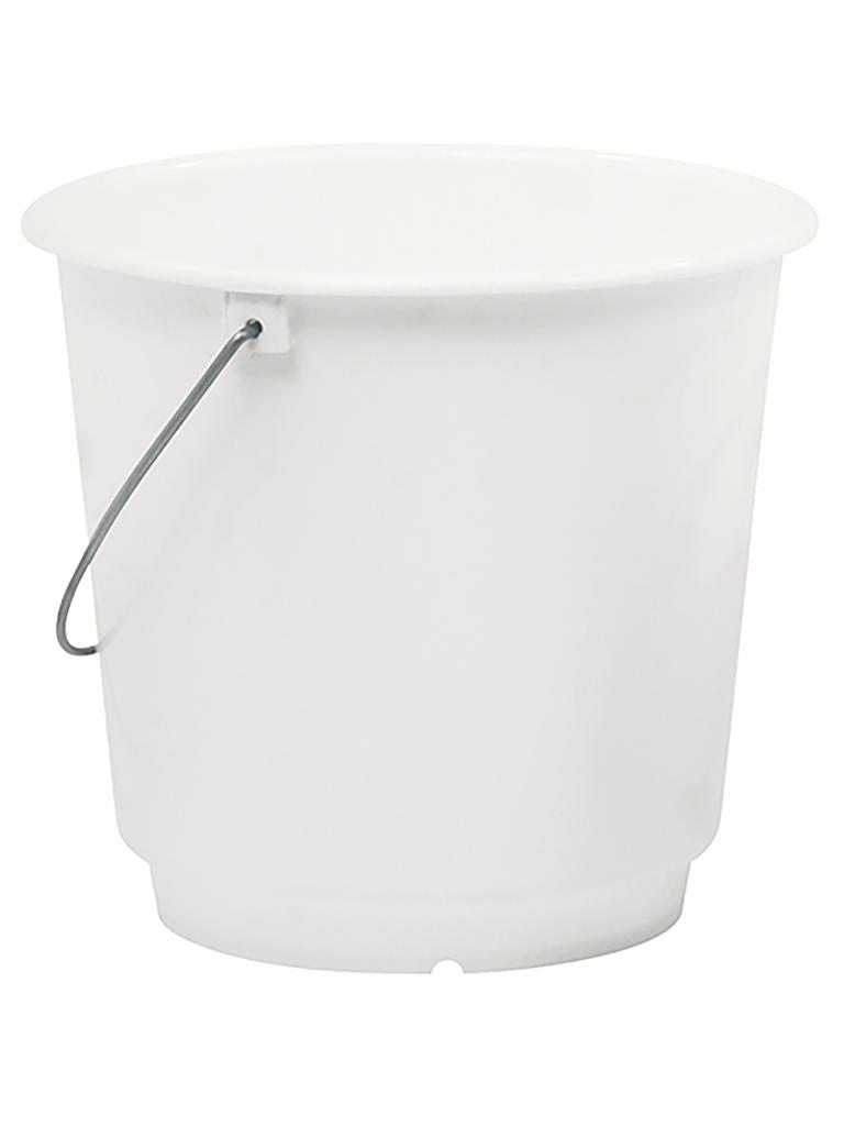 Seau - H 26,2 CM - 0,383 KG - Ø29 CM - Polypropylène - Blanc - 10 Litres - Denox - 600020